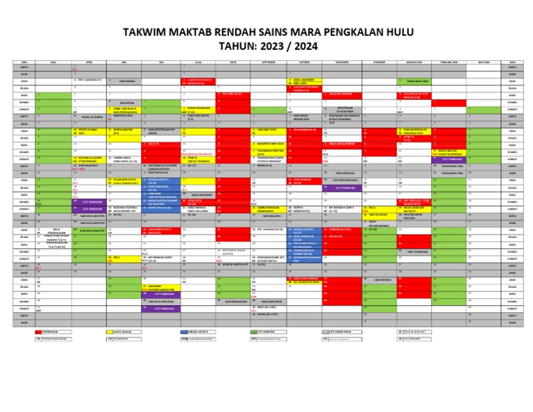 2b Takwim MRSMPH 20232024 PDF