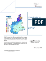 Idrologia in Piemonte 2017