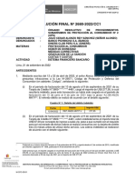 RESOLUCIÓN FINAL #2680-2022/CC1: Cuadro #1: Detalle Del Débito Indebido