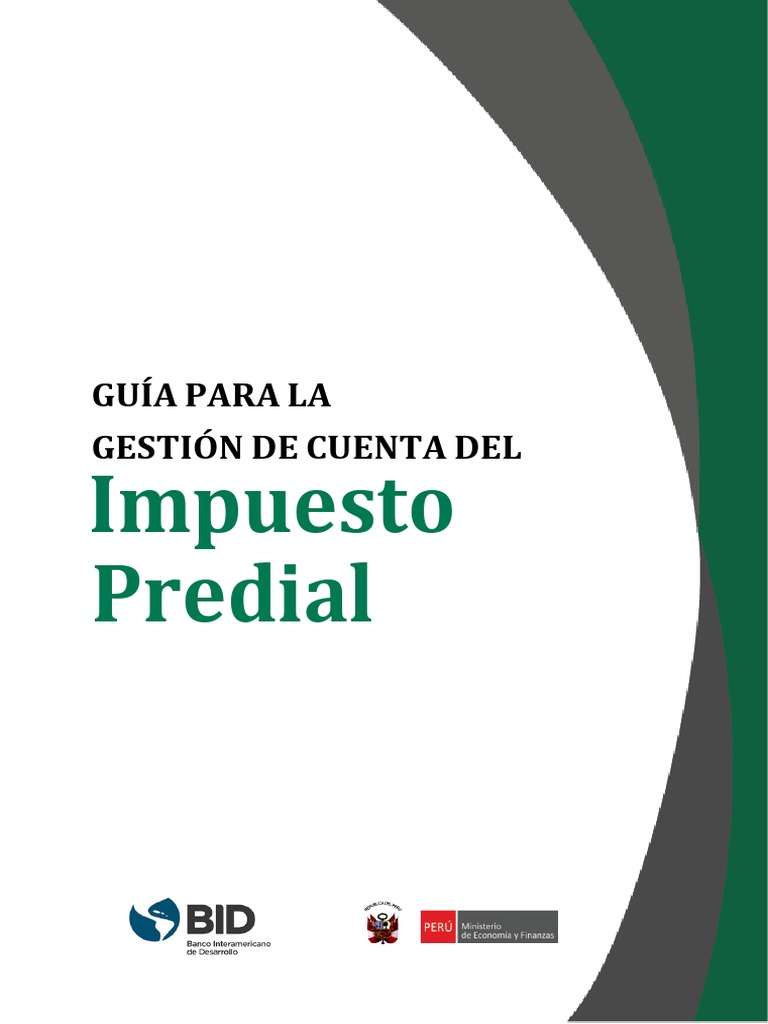 Guía de Gestión del Impuesto Predial | PDF | Cuota | Impuestos