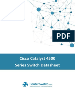 CISCO Switch Catalyst 4500 Series DATASHEET