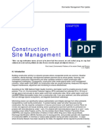Chapter K - Construction Site Management