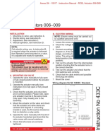 Actuator Instruction Manual - RCEL006-009