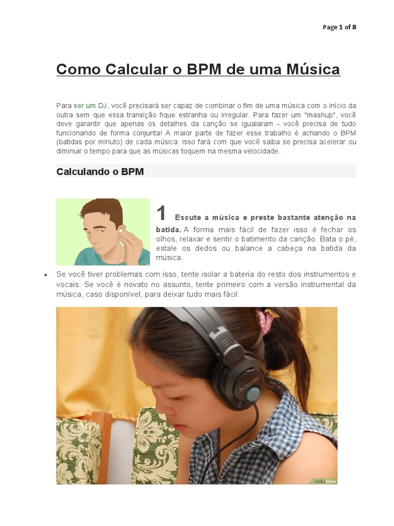 Como Calcular BPM na Música | PDF | DJ | Teoria da Música