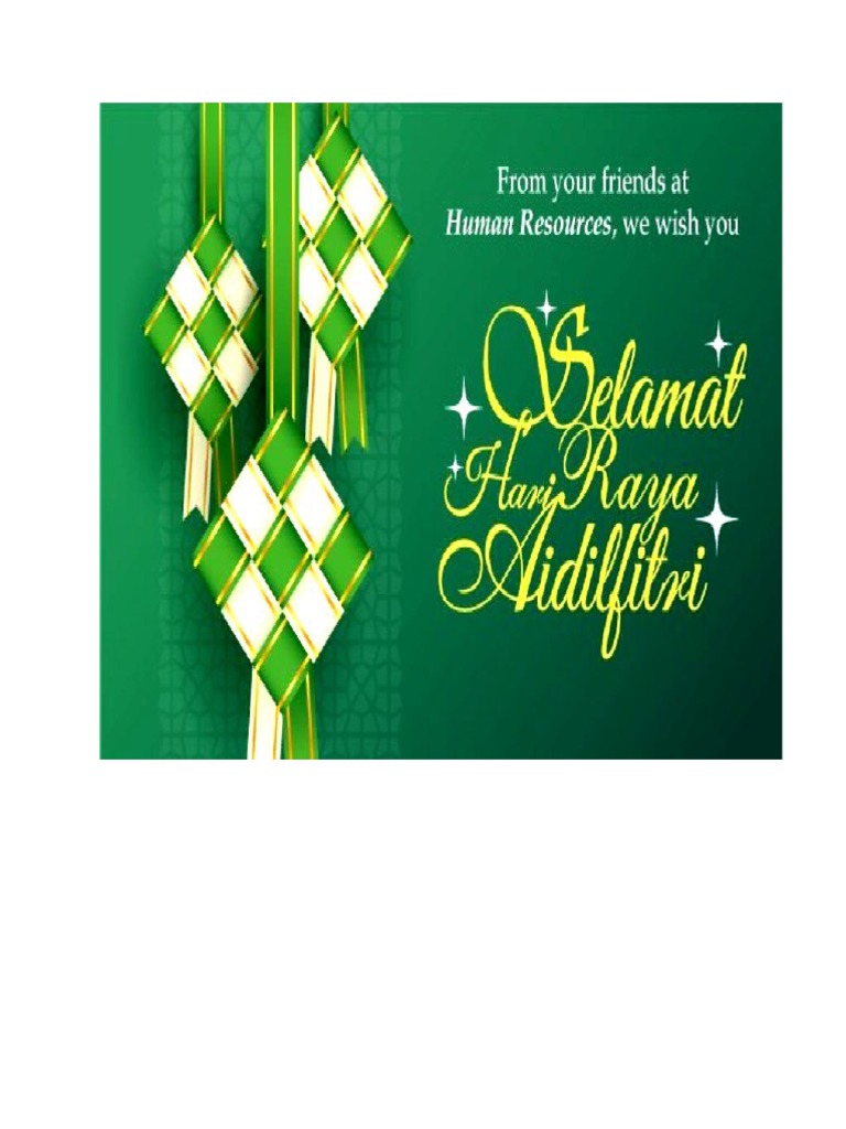 Kad Selamat Hari Raya | PDF
