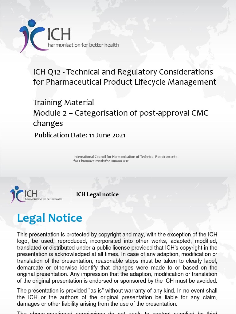 ICH Q12 IWG TrainingMaterial Module2 2021 0514 | PDF | Copyright | Justice