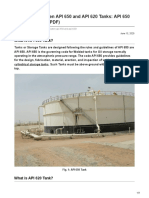 Difference Between API 650 and API 620 Tanks API 650 Vs API 620 With PDF