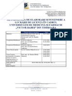 Metodologie Elaborare Si Sustinere Lucrari Licenta S 22.02.2023 Rev 1