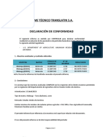 Informe Técnico - Translatin S.A.