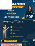 Life Processes 07 - Class Notes - (Udaan 2024)