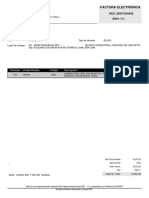 Factura E001-111 para Calident 30 Ene 2023