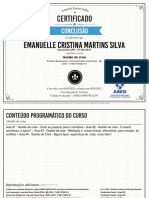 Certificado Gestão de Crise