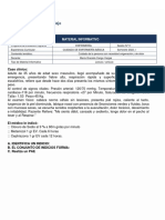 Caso Clinico para PAE de Cuidados de Enfermería en Necesidad de Oxigenación y Dolor