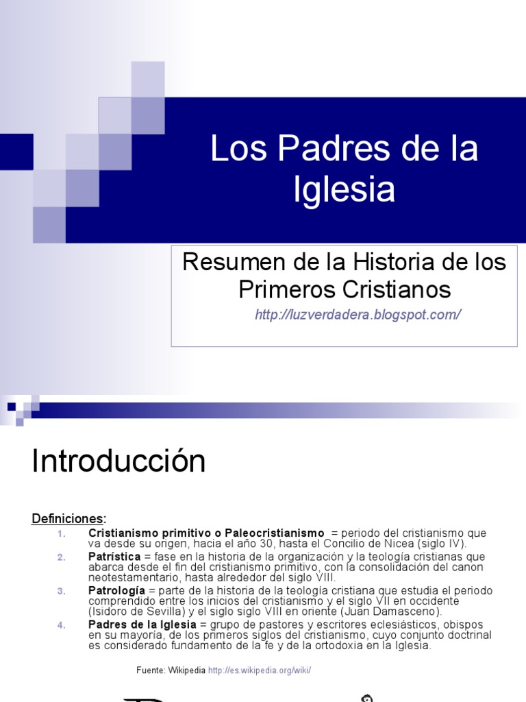 Historia de los Padres de la Iglesia | PDF | Padres de la iglesia ...