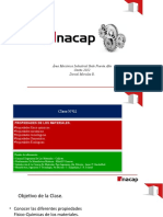 Clase N°2 Propiedades de Los Materiales (Propiedades Físico-Químicas)