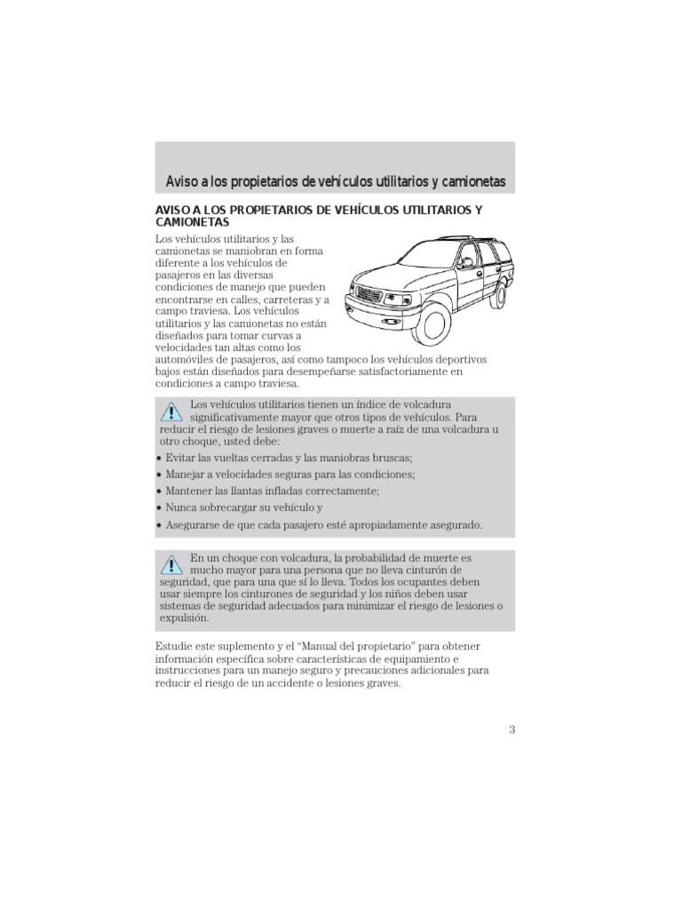 Manual de Usuario Ford F150 (2007) (Español 48 Páginas) PDF