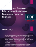 Nasionalisme, Demokrasi, Liberalisme, Sosialisme, Komunisme Dan Pan Islamisme