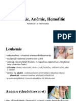 Bi - Leukémie, Anémie (Chudokrevnost), Hemofilie