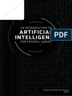 An Introduction To Artificial Intelligence For Federal Judges