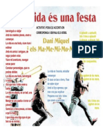 La Vida És Una Festa Dani Miquel Activitat