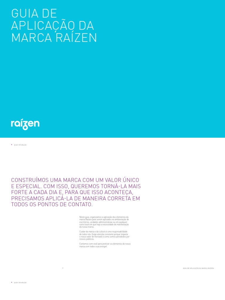 Aplicação da Marca Raízen | PDF | Cor | Impressão