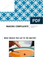 Making Complaints