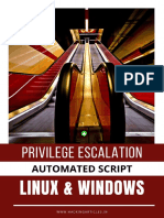 Privilige Escalation Automated Script Linux and Windows