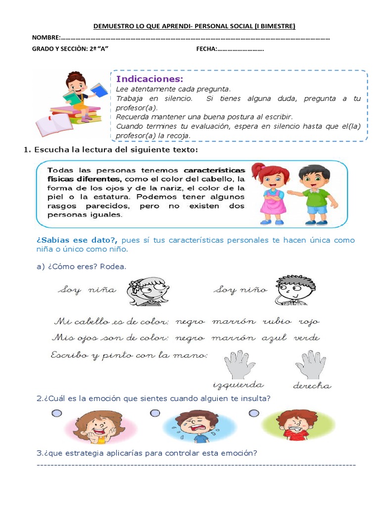 Demostrando lo Aprendido en Clase | PDF | Crecimiento personal y ...