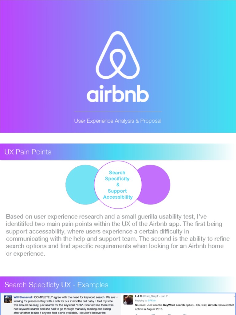 Airbnb Proposal PDF Usability Design