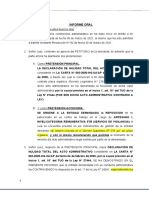 Informe Oral