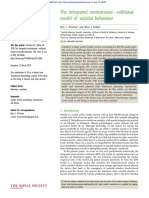 O'Connor & Kirtley The Integrated Motivational-Volitional Model of Suicidal Behaviour