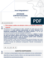 Tópicos Int. I - Orientação para Atividade Contextualizada 2023.1