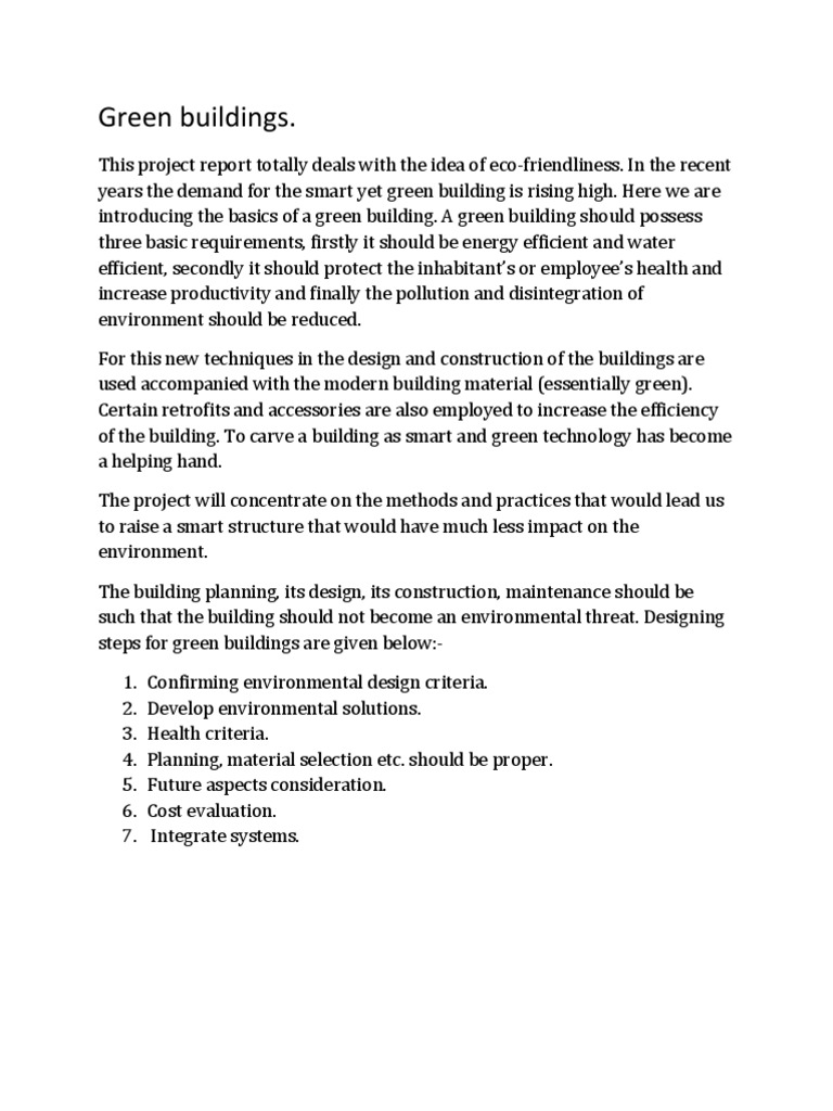 Essentials of Green Building Design | PDF | Art