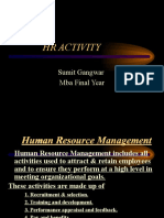 HR Activity