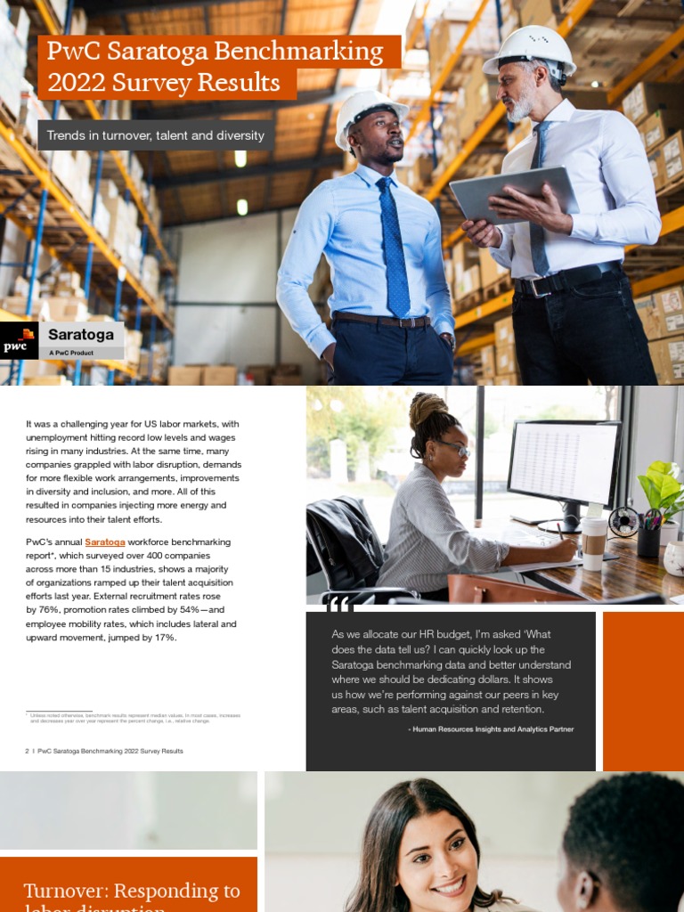 2022 Saratoga Workforce Benchmarking Insights | PDF | Turnover ...