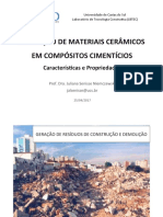 Palestra Sobre Materiais Compósitos Cimenticios