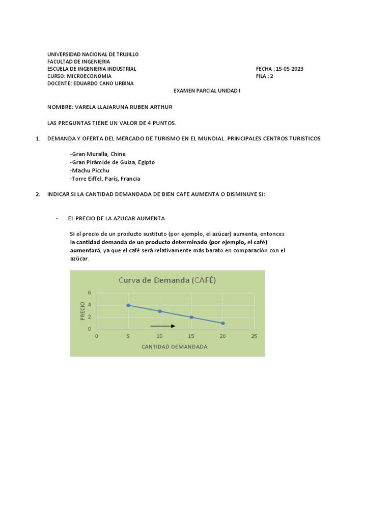 Análisis de Demanda y Oferta en Microeconomía | PDF | Oferta (economía ...