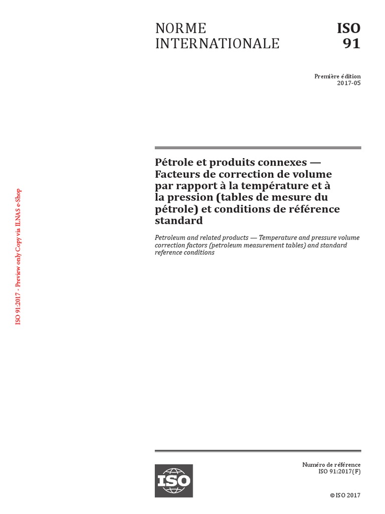 ISO - 91 2017 (F) - Character - PDF - Document - Copie | PDF ...