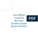 Downloadable Official CompTIA Security+ Student Guide