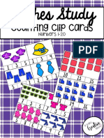 3 - Clothes Study Counting Clip Cards