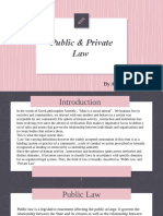 Public and Private Law 