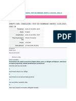 Obligații I - Test de Seminar 2020-2021