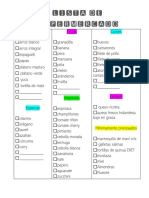 Lista de Alimentos