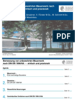 Bemessung Von Mauerwerk Nach DIN 1996-3NA, Graubner TU Darmstadt