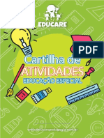 CARTILHA DE ATIVIDADES - Educação Especial - AUTISMO