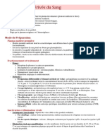 Médicaments Dérivés Du Sang (Resume)