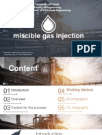 Miscible Gas Injection: University of Tripoli Faculty of Engineering Department of Petroleum Engineering