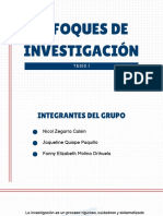 Enfoques de Investigacion