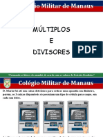 Semana 10 - Múltiplos e Divisores