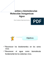 Biomoleculas Inorganicas El Agua